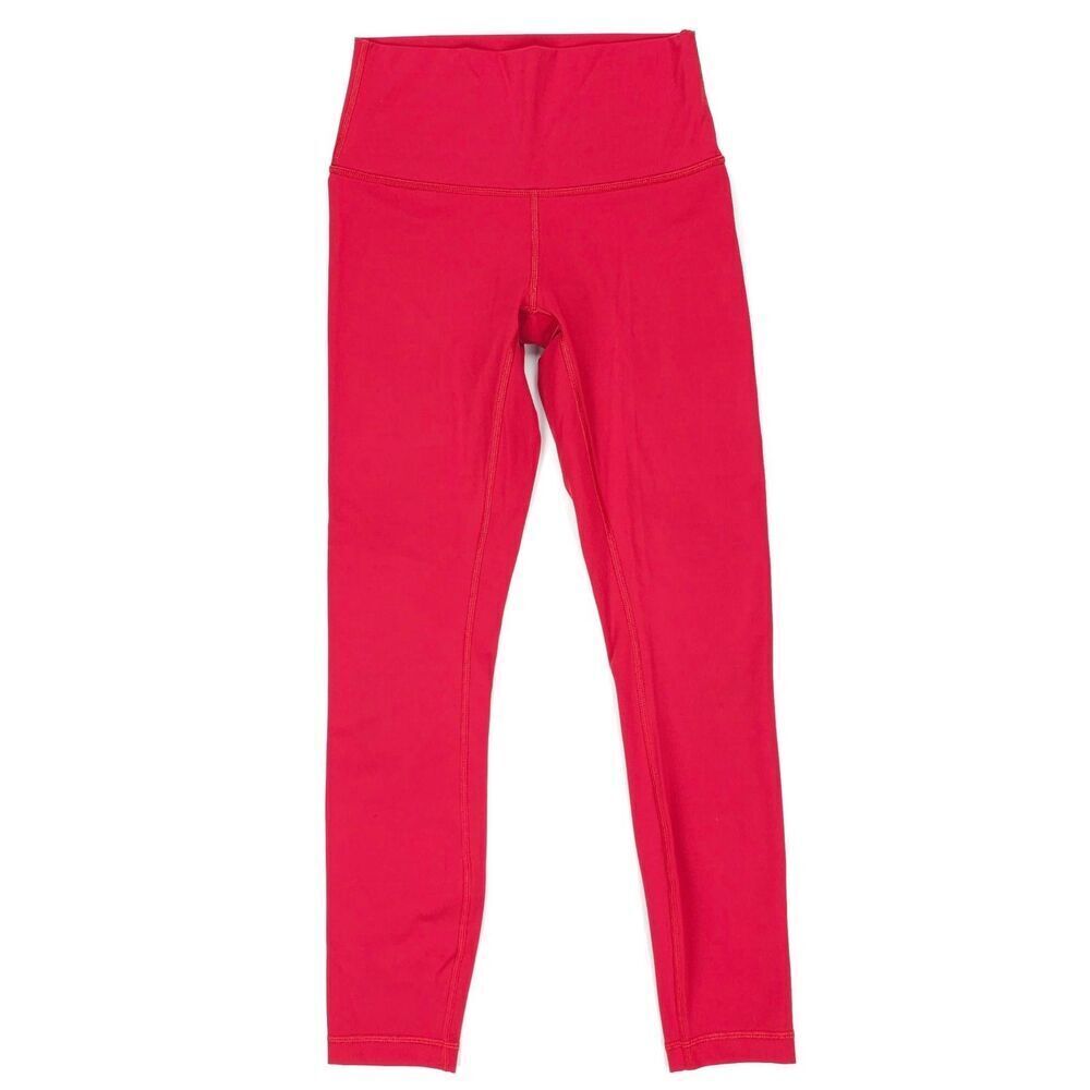 NEW Lululemon Wunder Under High-Rise Tight 25" Full-On Luxtreme Soft Cranberry 4